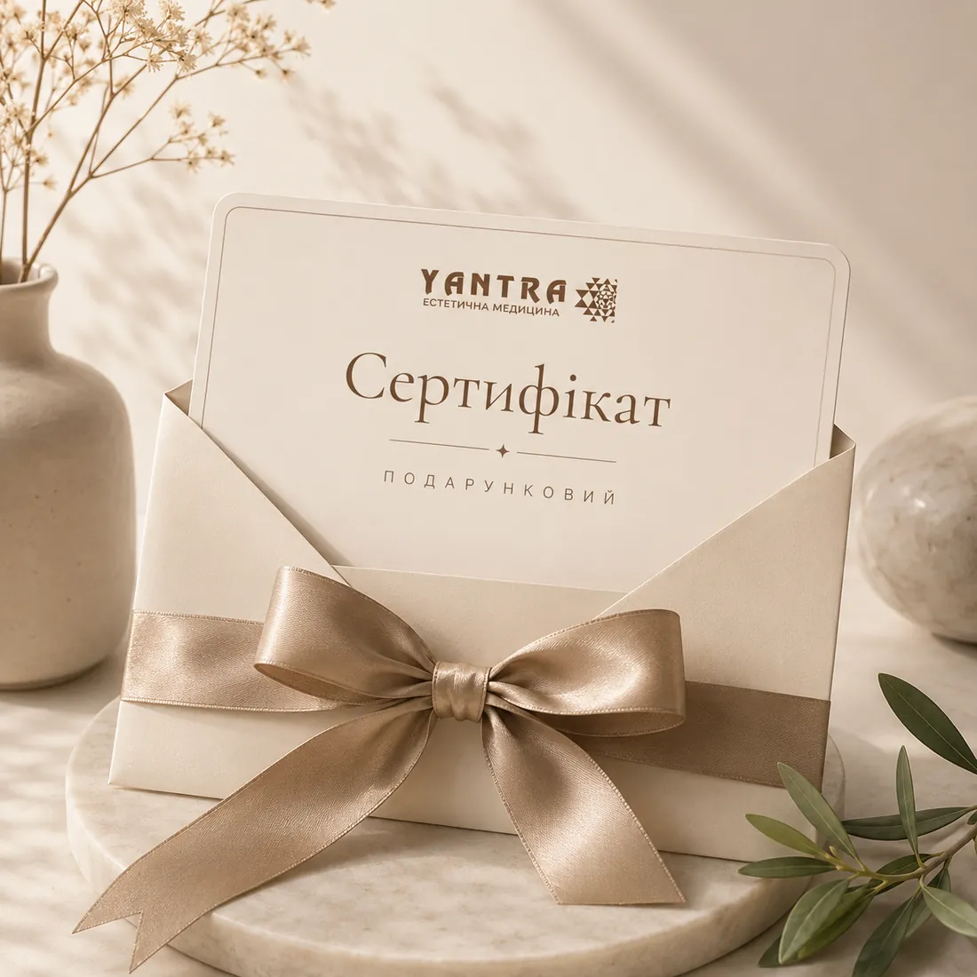 Подарунковий сертифікат Yantra Clinic